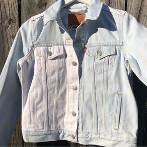 Levi’s Denim Light Blue & White Jacket S